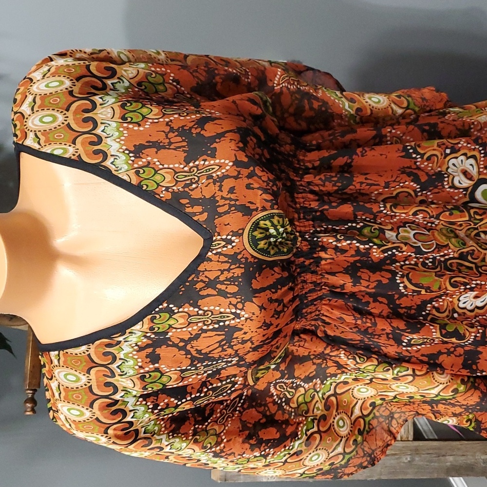 MPH Collection bohemian dolman long dress S NWT - Picture 2 of 8